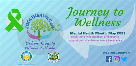 Journey to wellness Mental health month May 2021