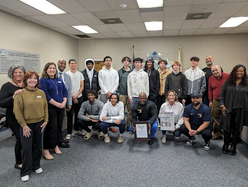 Benicia High School Boys Basketball Team Section Champions Honored at the<br />
March 14, 2024, Governing Board Meeting 